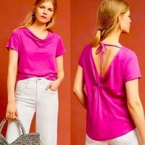 Anthropologie Maeve Horizons Linen Top NWT